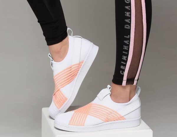 Giày Adidas Wmns Superstar Slip On 'Clear Orange' D96704 - Ảnh 2