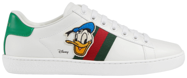 Giày Gucci Ace x Disney Wmns 'Donald Duck Patch' 649401-1XG60-9114