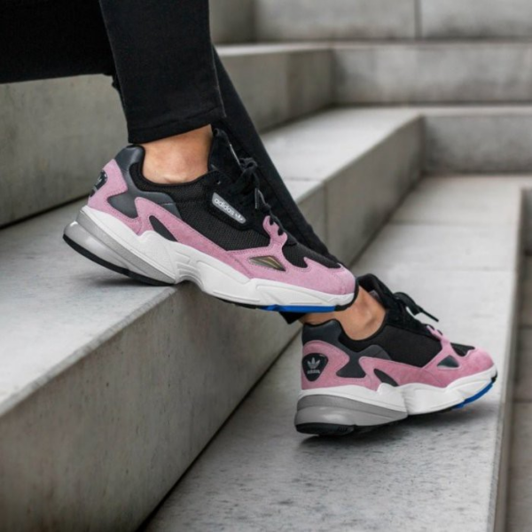 Giày Adidas Wmns Falcon 'Black Pink' B28126 - Ảnh 3