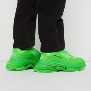 Alternative view of Giày Balenciaga Triple S Sneaker 'Clear Sole Neon Green' 541624-W2CF1-3801