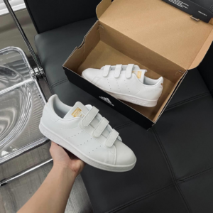 Giay Adidas Stan Smith 'White Gold Metallic' FX5508