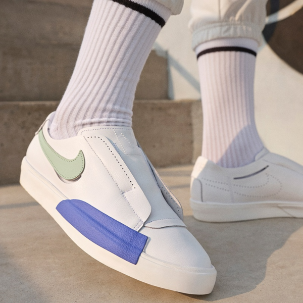 Giày Nike Wmns Blazer Slip 'White Multicolor' CJ1651-101 - Ảnh 2