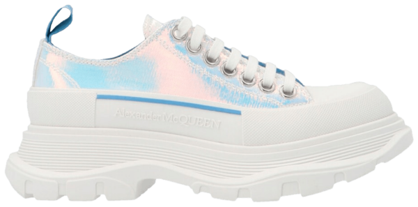 Giày Alexander McQueen Wmns Tread Slick Lace Up 'Iridescent' 650780-W4PC1-9583