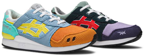 Giày Asics Sean Wotherspoon x Atmos x Gel Lyte 3 PS Corduroy 1204A018-000 - Ảnh 4