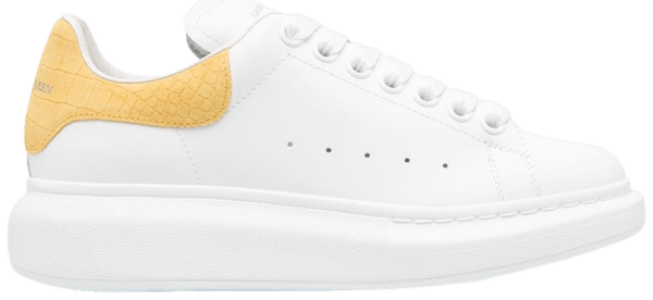 Giày Alexander McQueen Wmns Oversized Sneaker 'White Mimosa' 650788-WHZ4K-9718