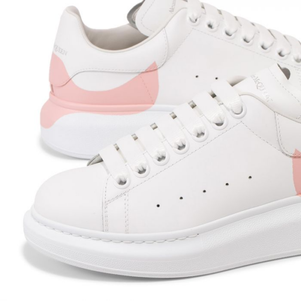 Giày Alexander McQueen Oversized Sneaker 'White Rose' - Ảnh 2