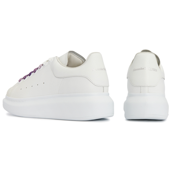 Giày Alexander McQueen Wmns Oversized Sneaker 'White Violet' 650791 WHZ4N 9104 - Ảnh 7