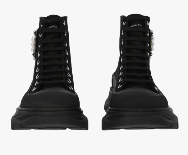 Giày Alexander McQueen Wmns Lace Boots 652280-W4L3K-1081 - Ảnh 3