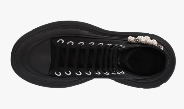Giày Alexander McQueen Wmns Lace Boots 652280-W4L3K-1081 - Ảnh 6