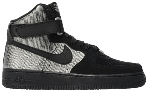 Giày Nike Wmns Air Force 1 High Prm 'Metallic Silver Black' 654440-003