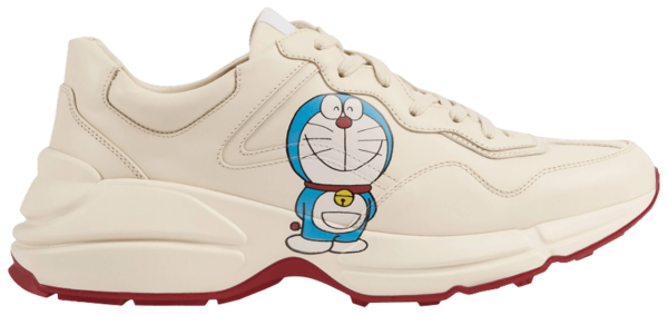 Giày Doraemon x Gucci Rhyton 'Ivory' 655025-DRW00-9522