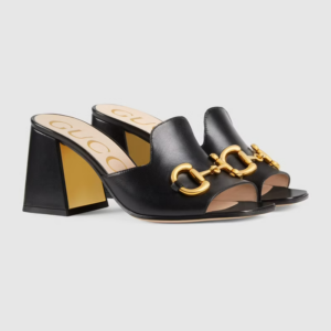 Alternative view of Giày Gucci Women's Slide Sandal with Horsebit ‎655412-BKO00-1000
