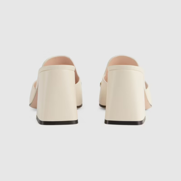 Giày Gucci Women's Slide Sandal with Horsebit ‎655412-BKO00-9022 - Ảnh 6
