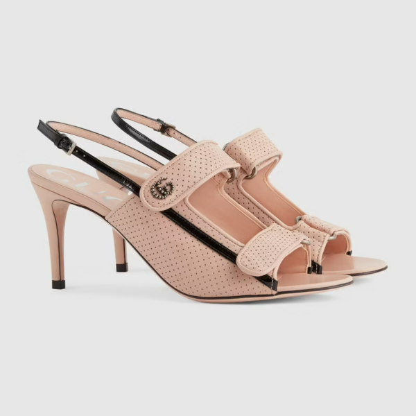 Giày Gucci Women's Sandal with Mini Double G ‎655415-04JT0-6764 - Ảnh 3