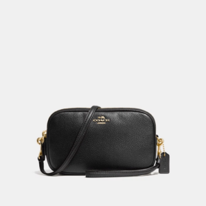 Alternative view of Ví Coach Sadie Crossbody Clutch Black 30259-BLK