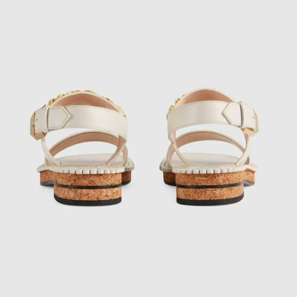 Giày Gucci Women's Sandal with Chain ‎655557-A3N00-9022 - Ảnh 6