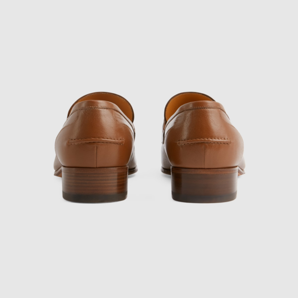 Giày Gucci Loafer with Horsebit 'Brown Leather' 655579-0G0P0-2870 - Ảnh 6