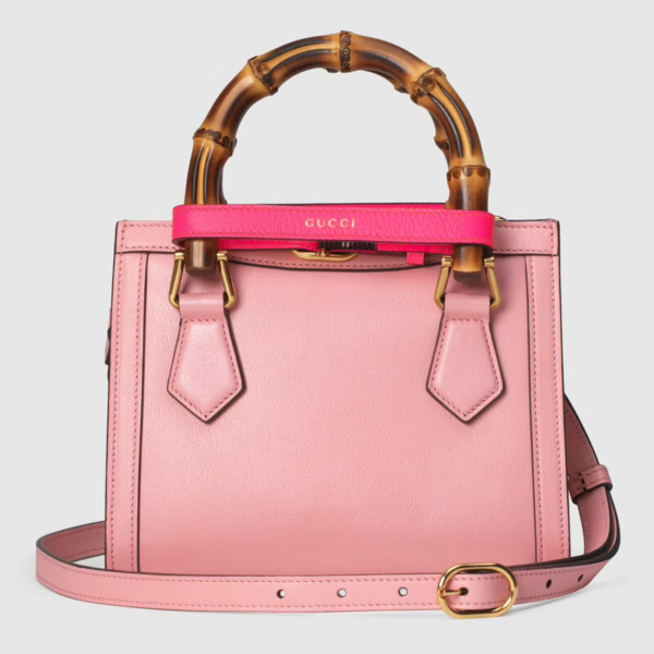 Túi Gucci Diana Mini Tote Pastel Pink Leather 655661-17QDT-5378 - Ảnh 3
