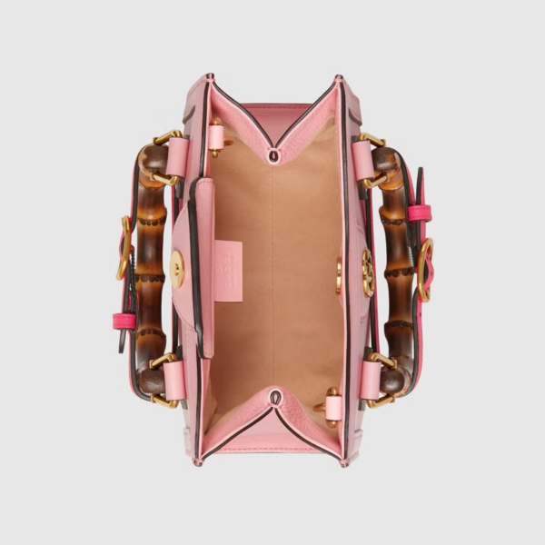 Túi Gucci Diana Mini Tote Pastel Pink Leather 655661-17QDT-5378 - Ảnh 2