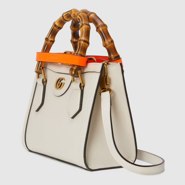 Túi Gucci Diana Mini Tote White Leather 655661-17QDT-9060 - Ảnh 4
