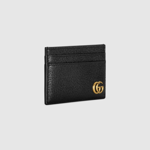 Vi Gucci GG Marmont Card Case 'Black' ‎657588-DJ20T-1000