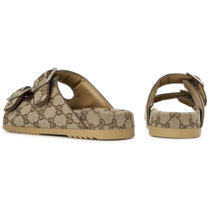 Dep Gucci Strap Slide Sandal 'Beige Canvas' 658020-2HK60-9791