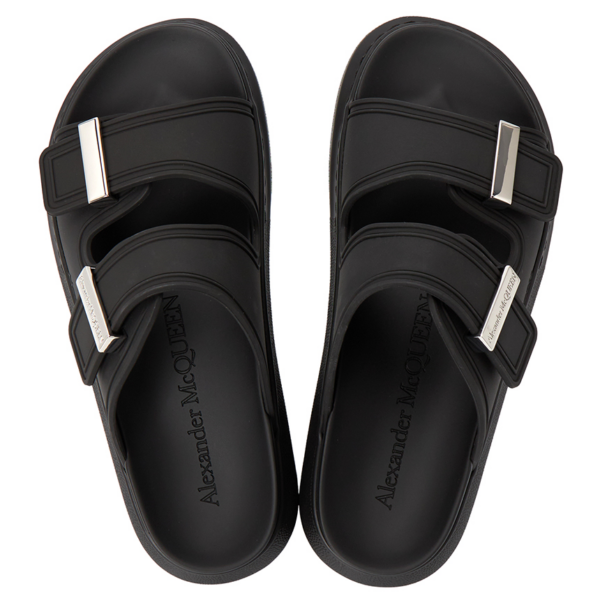 Dep Alexander Mcqueen Oversole Hybrid Slide 'Black' 658063-W4Q51-1081