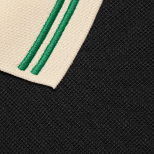 Ao Gucci Cotton Piquet 'Black White' 658067-XJDI2-1043