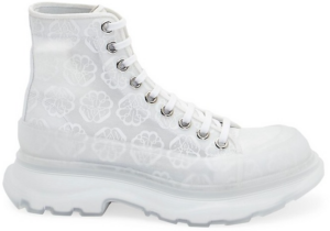 Giày Alexander McQueen Tread Slick Transparent Lace-Up Boots 658086-W4Q32-9337