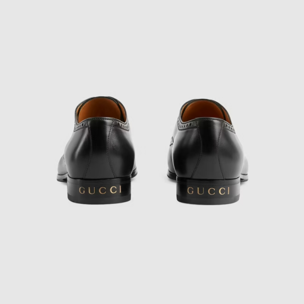Giày Gucci Men's Shoe With Brogue Details 658215-1W600-1000 - Ảnh 6
