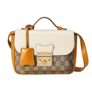 Túi Gucci Padlock Mini GG Supreme Burnt Orange Leather 658487-2ZGAG-9763