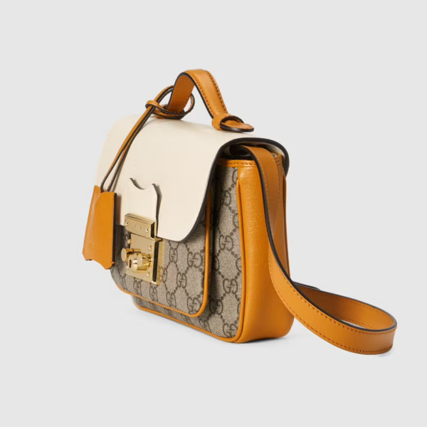 Túi Gucci Padlock Mini GG Supreme Burnt Orange Leather 658487-2ZGAG-9763 - Ảnh 4