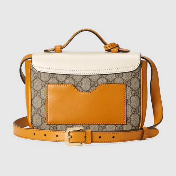 Túi Gucci Padlock Mini GG Supreme Burnt Orange Leather 658487-2ZGAG-9763 - Ảnh 3
