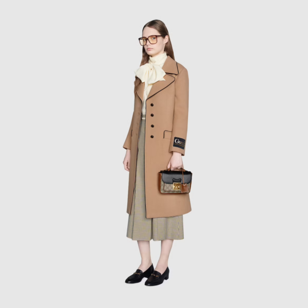 Túi Gucci Padlock Mini GG Supreme Canvas ‎658487-2ZGAG-9785 - Ảnh 5