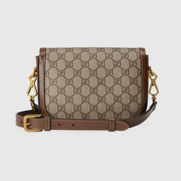 Túi Gucci Horsebit 1955 Mini GG Supreme Canvas 658574-HUHHG-8565 - Ảnh 3