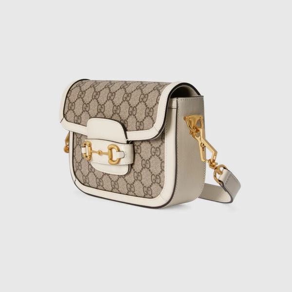 Túi Gucci Horsebit 1955 Mini GG Supreme Canvas 658574-HUHHG-9759 - Ảnh 3