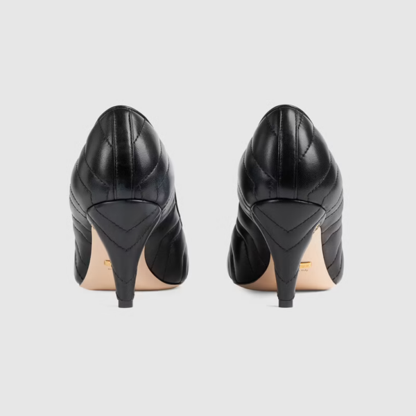 Giày Gucci Wmns Quilted Leather Pumps 658673-BKO00-1000 - Ảnh 5