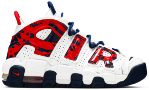 Giày Nike Air More Uptempo GS 'Red Navy Camo' CZ7885-100