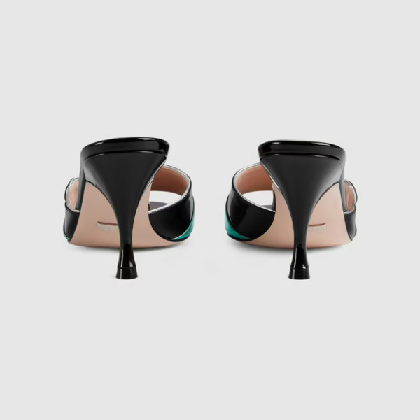 Giày Gucci Women's Scalloped Slide Sandal ‎659285-1XX70-3671 - Ảnh 6