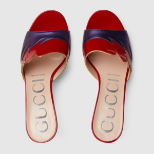 Alternative view of Giày Gucci Women's Scalloped Slide Sandal ‎659285-1XX70-5281