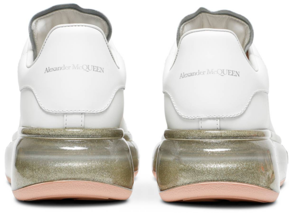 Giày Alexander McQueen Oversized Sneaker ' Rose Gold Glitter' - Ảnh 6