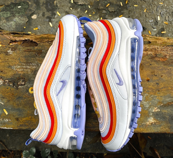 Giày Nike Wmns Air Max 97 'Grey Light Thistle' CW5588-001 - Ảnh 5