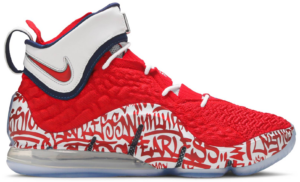 Giày Nike LeBron 17 'LeBron 4 Red Graffiti' CT6047-600