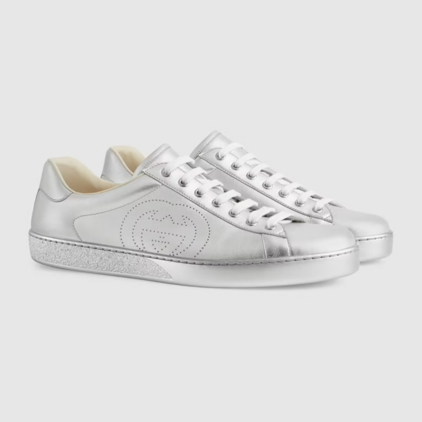 Giày Gucci Men's Metallic Ace sneaker ‎660266-B8B20-8106 - Ảnh 3