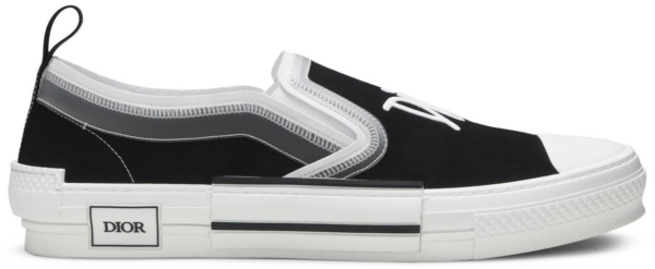 Giày Dior Shawn Stussy x Dior B23 Slip On Black 3SN262ZBM H960