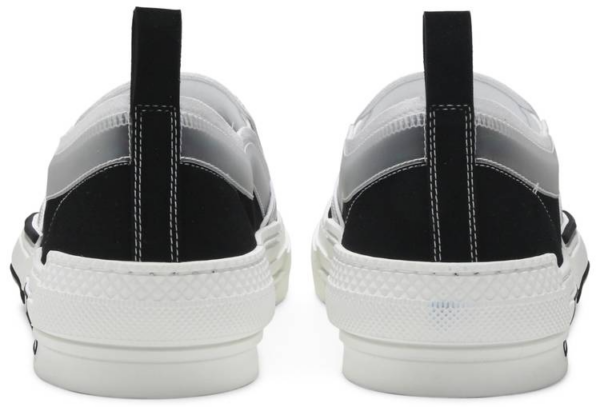 Giày Dior Shawn Stussy x Dior B23 Slip On Black 3SN262ZBM H960 - Ảnh 4
