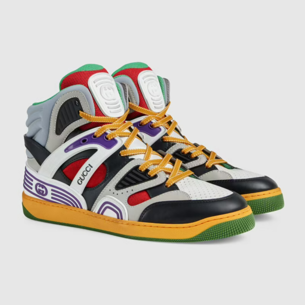 Giày Gucci Men's Basket Sneaker ‎661303-2SH90-1072 - Ảnh 2