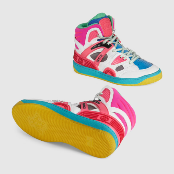 Giày Gucci Women's Basket Sneaker 661311-2SH80-9063 - Ảnh 5