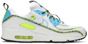 Giày Nike Air Max 90 SE 'Worldwide Pack Blue Fury Volt' CZ6419-100