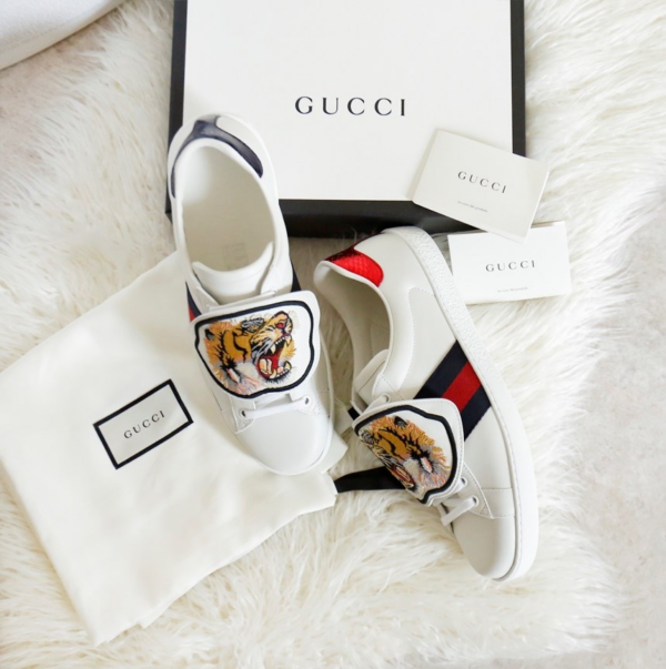 Giày Gucci New Ace 'Tiger Strap' 477102 DOP80 9182 - Ảnh 2